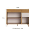 ORGANIC BAJO MESADA 3 PUERTAS Y 2 CAJONES 1.20 MTS COLOR NATURE/SAND Organic Bajo Mesada 3 Puertas Y 2 Cajones 1.20 Mts Color Nature/sand