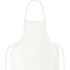 Pack X5 Delantal Cocinero Chef Tela Impermeable Cuero Color Blanco