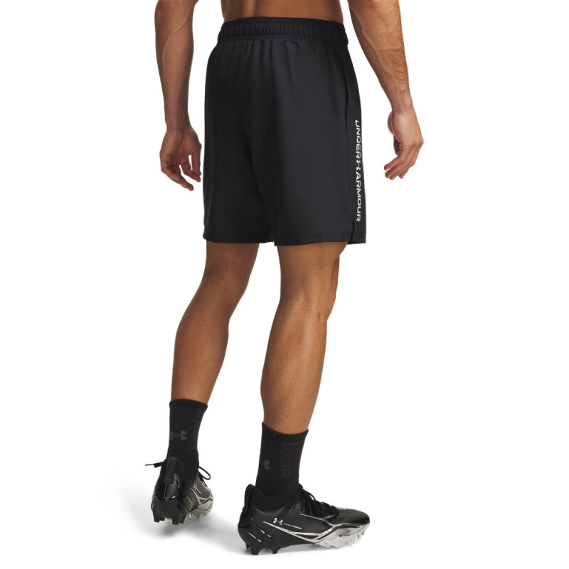 UA Tech Woven Wordmark Short-BLU BLK-001
