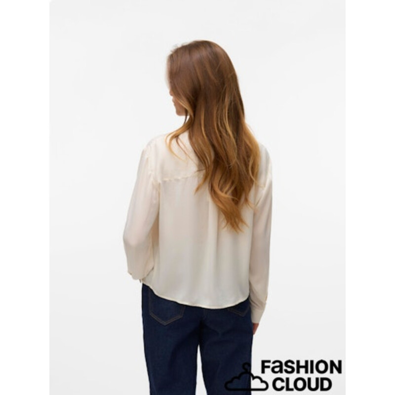 VMFABIANA LS SHIRT VMA NOOS BIRCH