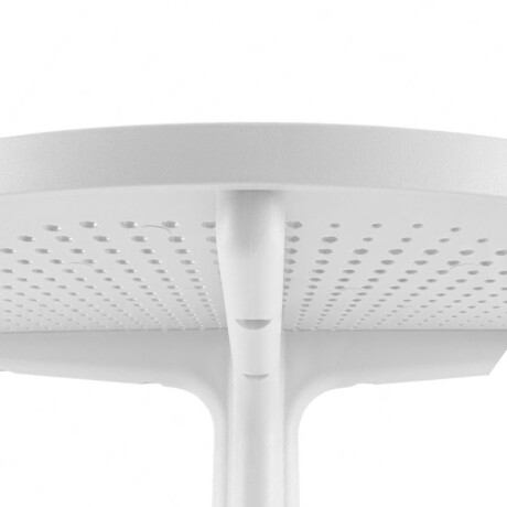MESA REDONDA EXTERIOR DE POLIPROPILENO 80CM Mesa Redonda para Exterior 80 cm Blanco Sky