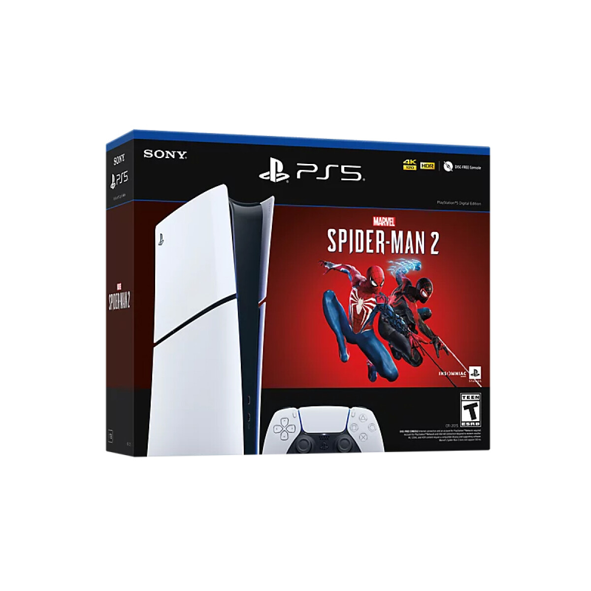 Consola Sony PS5 Slim1TB Digital Spider-Man 2 - Unica 