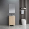 Mueble De Baño de pie beige 50 Cm Con Bacha Mueble De Baño De Pie Beige 50 Cm Con Bacha