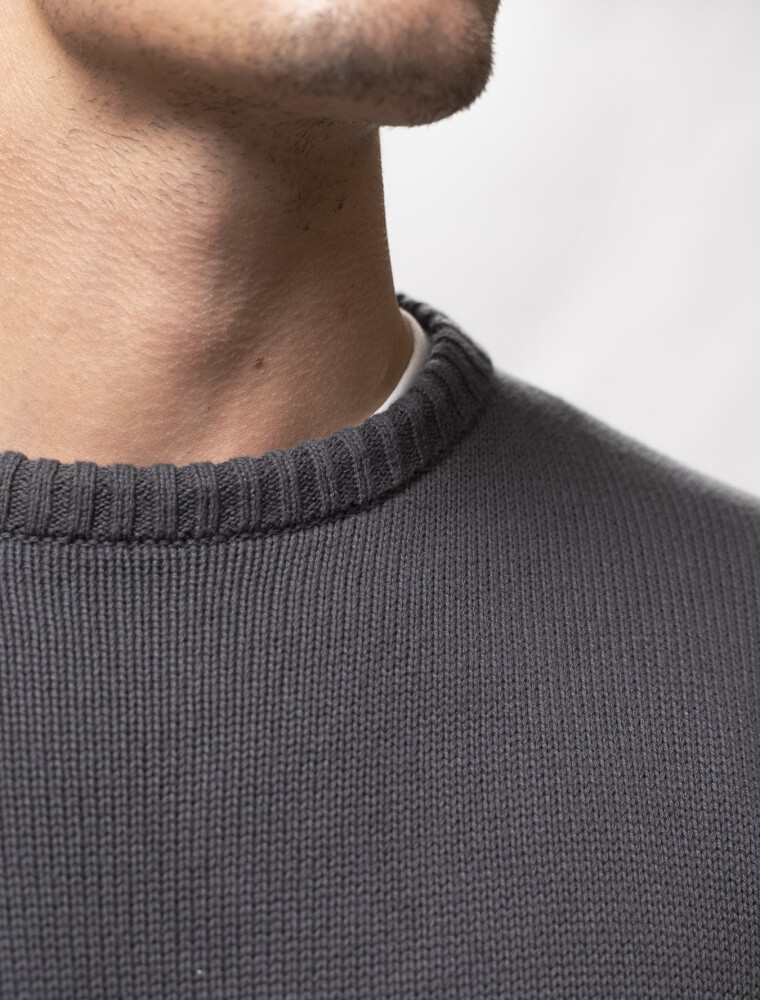 Buzo C/Base Brooklyn Gris Oscuro