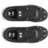 UA W Tech Runner-WHT BLK-001