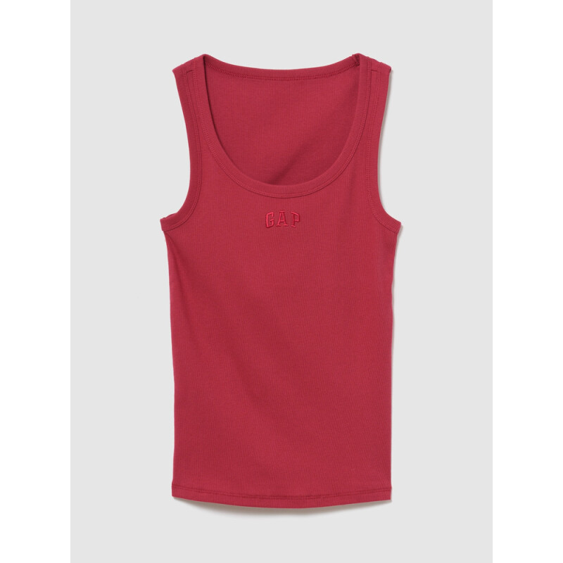 FRCH SL COTTON 2X2 LOGO TANK CHAKRA RED