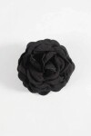 Broche flor negro