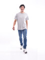 REMERA NAUPLIA GRIS MELANGE M