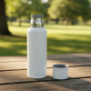 Termo Bala en acero inox de 1 lt Blanco