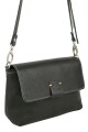 Morral con solapa chico Negro