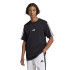 Remera de Hombre Adidas Essentials 3 Negro - Blanco