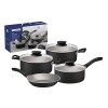 Batería de cocina 7 piezas color negro Tramontina - 28299/008 Batería de cocina 7 piezas color negro Tramontina - 28299/008