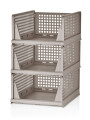 ORGANIZADOR 3 NIVELES CON RIELES BEIGE