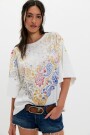 REMERA HEIRLOOM PRINT Marfil