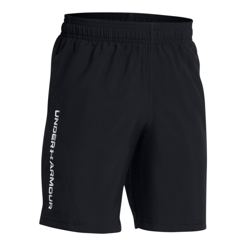 UA Tech Woven Wordmark Short-BLU BLK-001