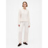 CASHSOFT CABLE PANT IVORY FROST