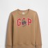V-FA LOGO CREW CAMEL HAIR