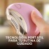 Corta Uñas Eléctrico Portátil USB C/ Función Lima Recargable Color Rosa