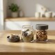 Set x3 Frascos de cristal 290cc GRIS