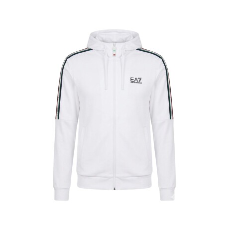ARMANI EA7 HOODED JACKET White