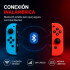 Control Joystick Para Nintendo Switch Inalámbrico Bluetooth Color Rojo y Azul.