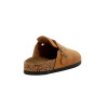 Zuecos Casual Mujer Darkness Camel