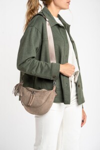 Cartera Gamuza Vegana Arena