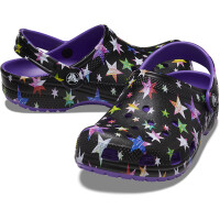 Classic Star Print Clog Negro