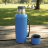 Termo en acero inox con Manija de 1 lt Celeste