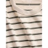 SS HVY ORIGINAL T GREEN STRIPE