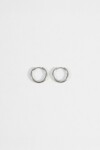 Aros acero small plateado