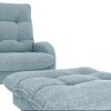 Poltrona 1 Cuerpo Living + Puf - Nantes Azul Poltrona 1 Cuerpo Living + Puf - Nantes Azul