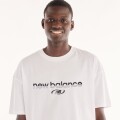 Remera New Balance de Hombre - Trackside - MT6279IZWT WHITE