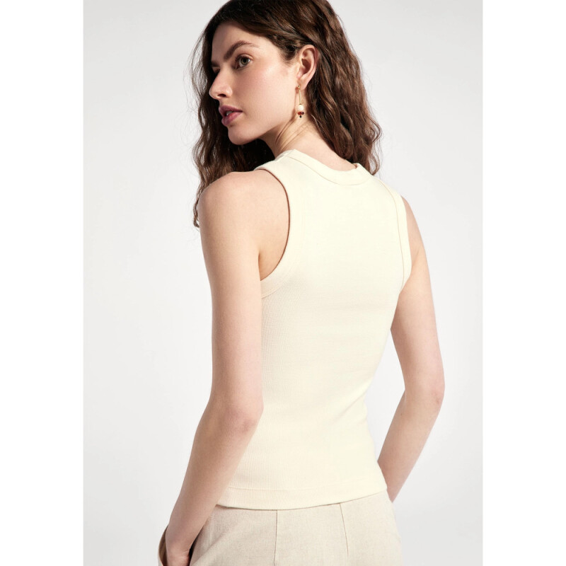 BLUSA SM FEM BEGE MESCLA