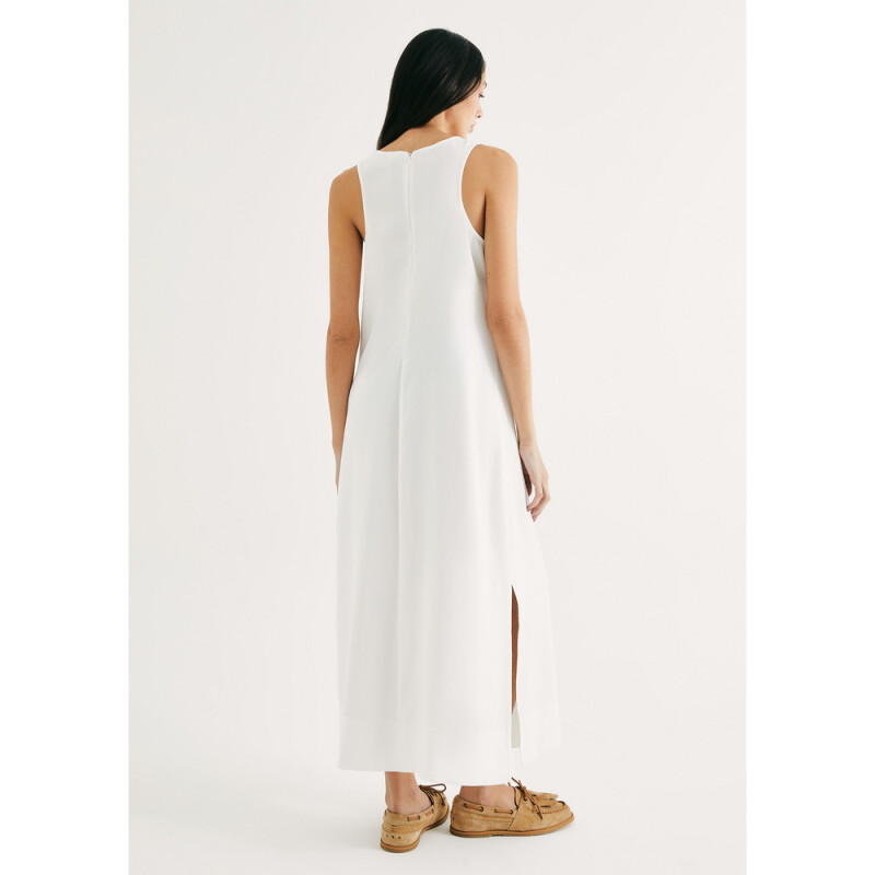VESTIDO FEM BEGE CLARO