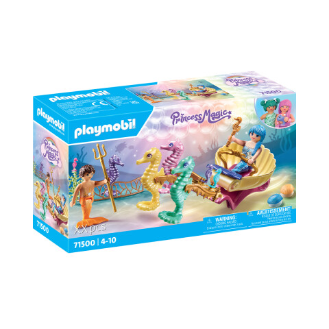 Sirenas con Carruaje Marino PLaymobil 35 Piezas U