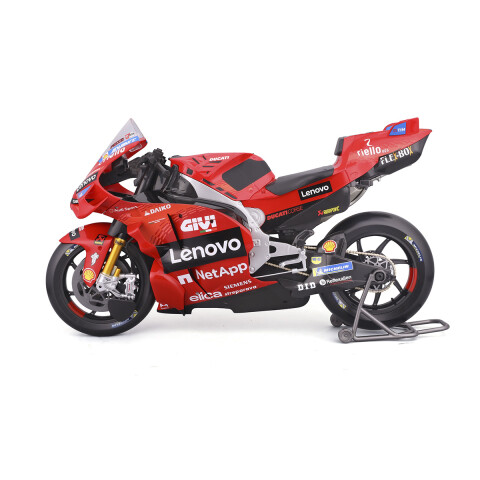 Motocicleta Maisto Ducati Lenovo GP Racing 2024 Escala 1:6 U
