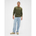 V-FA25 SOLID CORE CREW ARMY JACKET GREEN