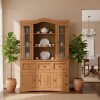 Cristalero Armario Lumax Aparador 5 puertas 3 cajones madera maciza Cristalero Armario Lumax Aparador 5 puertas 3 cajones madera maciza