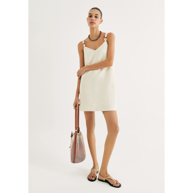 VESTIDO MIDI FEM AMARELO CLARO