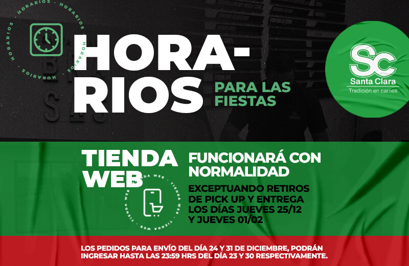 Horarios Fiestas 2025