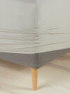 Sábana bajera jersey JETTE King 180x200x35 gris cl Sábana bajera jersey JETTE King 180x200x35 gris cl