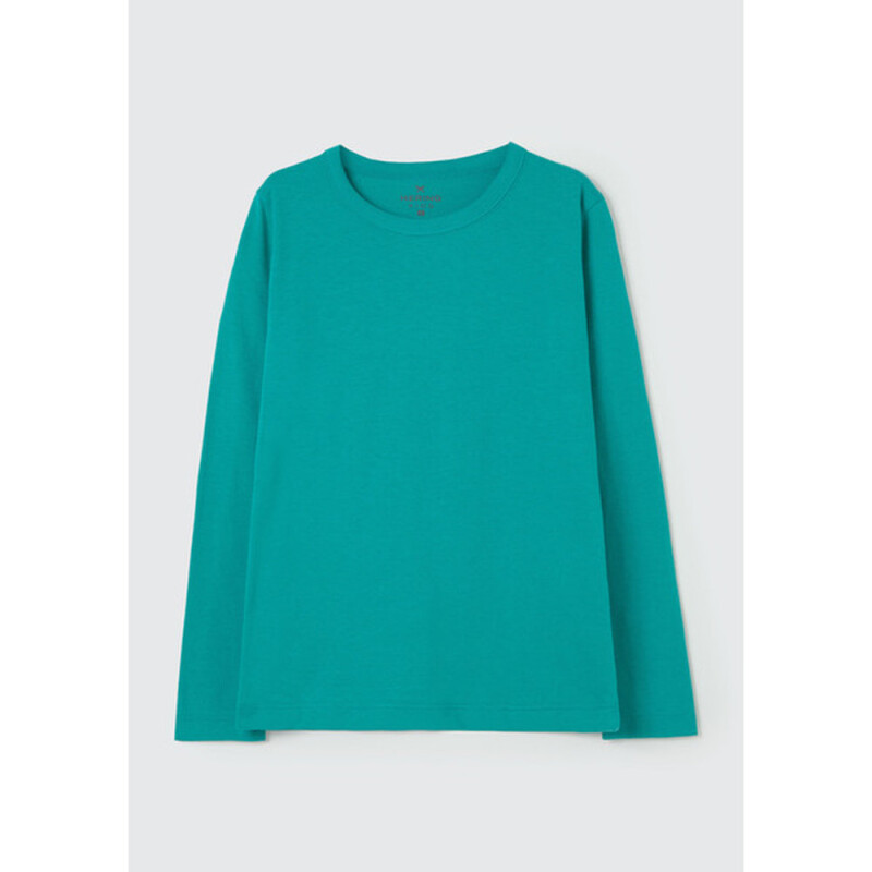 CAMISETA ML MASC VERDE OSCURO