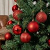 Set x24 chirimbolos 6 cm para árbol de navidad Rojo