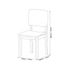 Silla de Comedor Classic - Línea Manhattan - Cuero Sintético