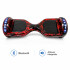 Skate Patineta Eléctrica 6.5" Rp600b Con Música + Luces Led SKATE 6.5 NEGRO Y ROJO RP600B