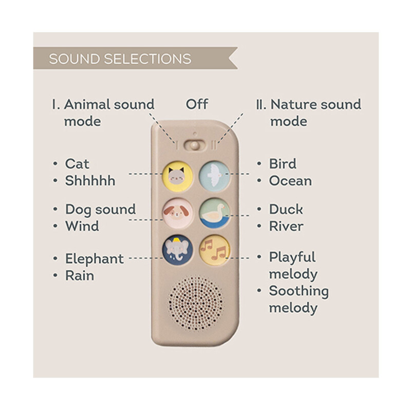 Libro de actividades con sonidos relajantes Taf Toys Libro de actividades con sonidos relajantes Taf Toys