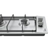 Anafe a Gas Inox - 2 hornallas - Modelo MG30SB005MN2B - Midea Anafe a Gas Inox - 2 hornallas - Modelo MG30SB005MN2B - Midea