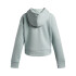 UA Rival Fleece Crop Hoodie-PNK BLU-477