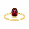 Anillo Solitario-Oro Bajo-Piedra Rubi-AN8136 conpiedra